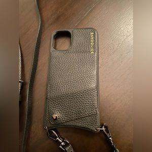 Bandolier black Emma pebble crossbody